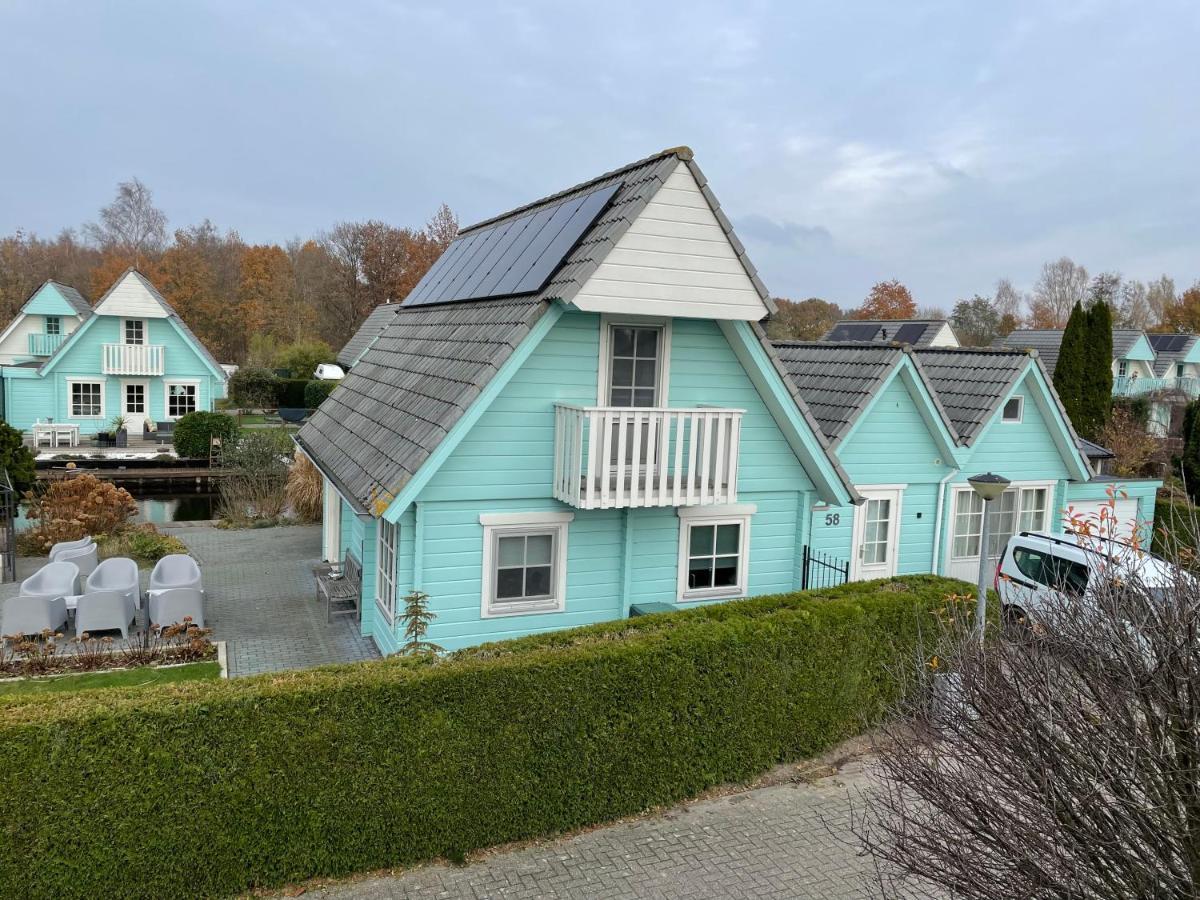 Vrijstaande Luxe Finse Blokhut 2-6 Of 2-8 Pers Villa Kropswolde Eksteriør bilde
