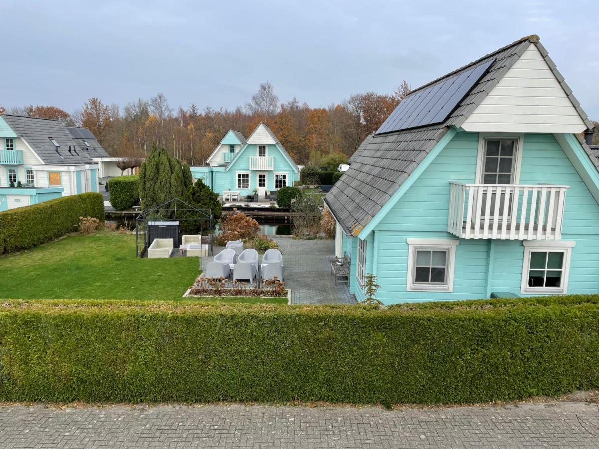 Vrijstaande Luxe Finse Blokhut 2-6 Of 2-8 Pers Villa Kropswolde Eksteriør bilde