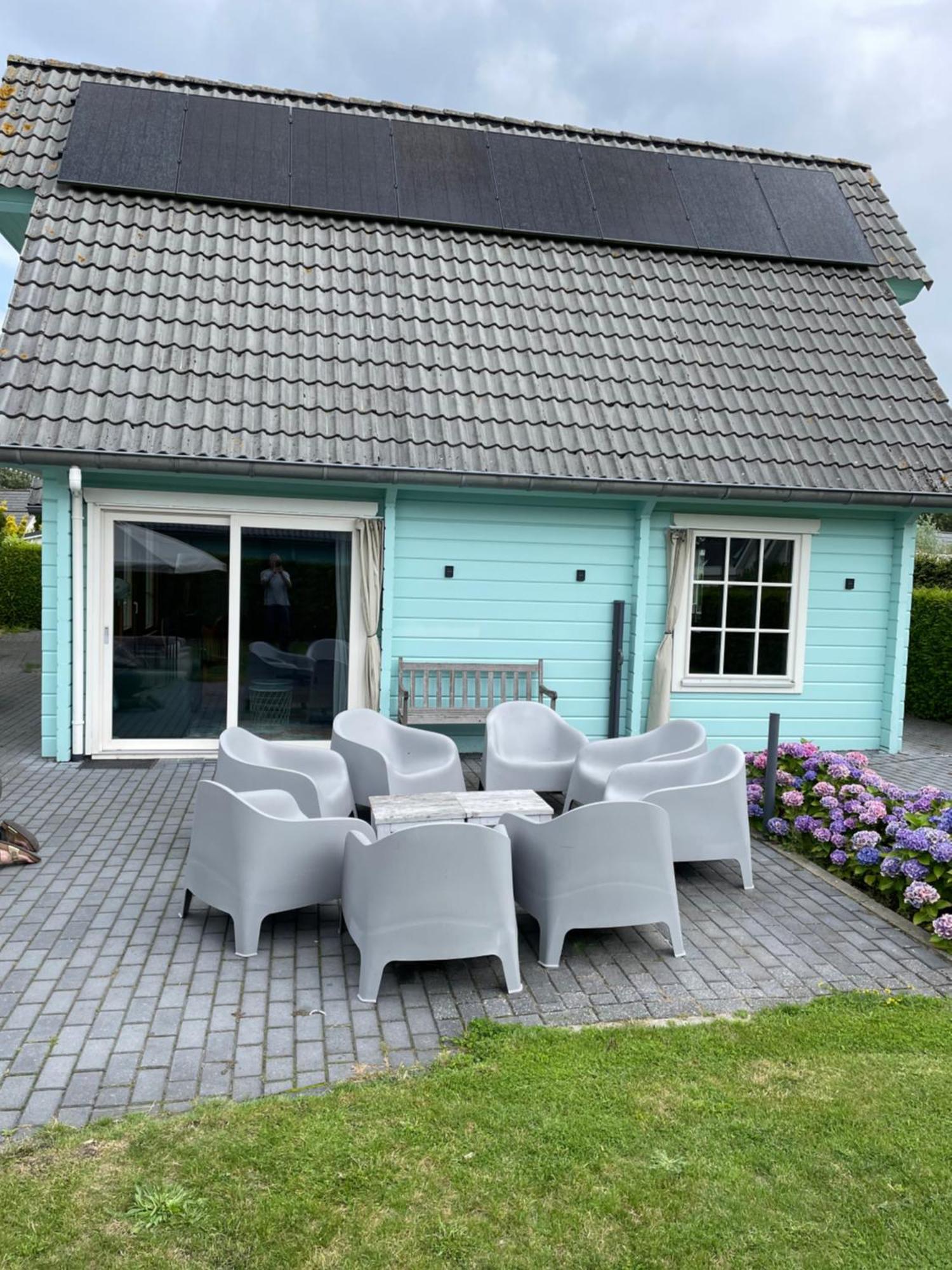 Vrijstaande Luxe Finse Blokhut 2-6 Of 2-8 Pers Villa Kropswolde Eksteriør bilde